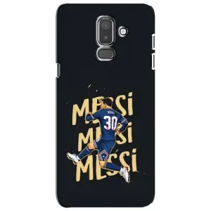 Чехлы для Samsung Galaxy J8-2018, J810 (Leo чемпион) (AlphaPrint) (Messi ПСЖ)