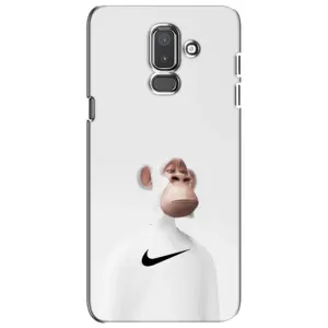 Чехлы с Обезьянами NFT для Samsung Galaxy J8-2018, J810 (AlphaPrint) (обезьяна NFT Nike)
