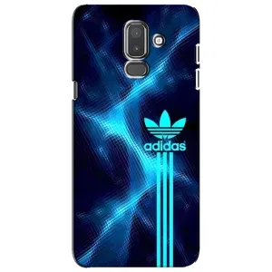 Чохли Адидас для Samsung Galaxy J8-2018, J810 (AlphaPrint) (Синій Адідас)