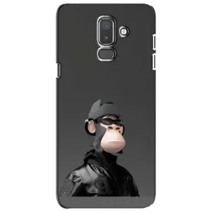 Чехлы с Обезьянами NFT для Samsung Galaxy J8-2018, J810 (AlphaPrint) (стильная обезьяна NFT)