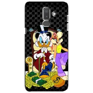 Чехлы для Samsung Galaxy J8-2018, J810 - Скрудж МакДак Louis Vuitton (PREMIUMPrint) (Стильная Утка)
