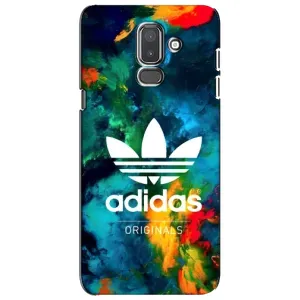 Чохли Адидас для Samsung Galaxy J8-2018, J810 (AlphaPrint) (Яскравий Адідас)
