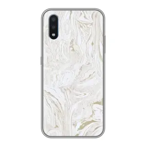 Мраморний чехол на Sansung Galaxy M01 (M015) (VPrint) (Білий мрамор)