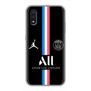 Чохли PSG для Sansung Galaxy M01 (M015) (AlphaPrint) (футболка ПСЖ)