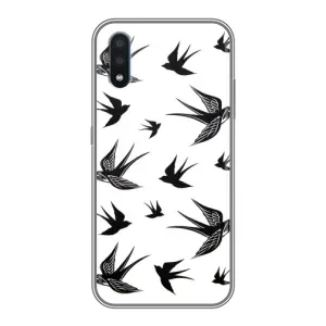 Чохол з пташками на Sansung Galaxy M01 (M015) (VPrint) (Ластівки)