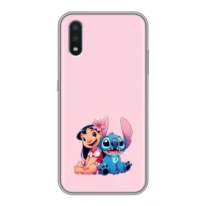 Чехол с принтом Стич на Samsung Galaxy M01 (M015) (Лило и Стич)
