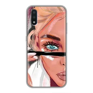 Чохол з друком для Sansung Galaxy M01 (M015) - (Мода) (AlphaPrint) (Макіяж)