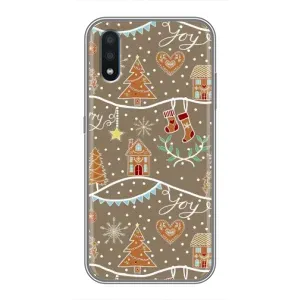 Новорічні, Святкові Чохли для Sansung Galaxy M01 (M015) - 2024 год (Новорічні пряники)