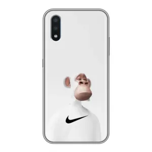 Чехлы с Обезьянами NFT для Sansung Galaxy M01 (M015) (AlphaPrint) (обезьяна NFT Nike)