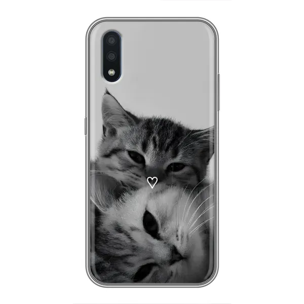 Чехол с принтом «Пара котов» для Samsung Galaxy M01 (M015) Чехол с принтом «Пара котов» для Samsung Galaxy M01 (M015)