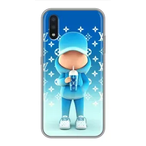 Круті Чохли Луі Віттон для Sansung Galaxy M01 (M015) (AlphaPrint) (Хлопець LV)