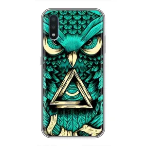 Чохол з пташками на Sansung Galaxy M01 (M015) (VPrint) (Сова з оком)