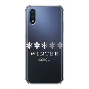 Зимні Чохли для Самсунг Гэлексі М01 (М015) - прозорий фон (Winter loading)