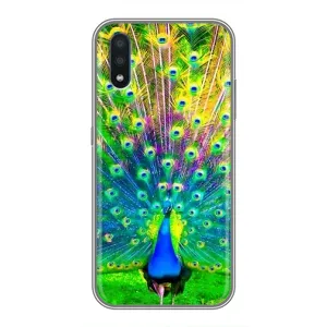 Чохол з пташками на Sansung Galaxy M01 (M015) (VPrint) (Яскравий Павлин)