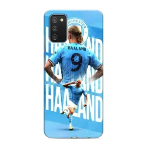 Чехлы с футболистом Ерлинг Холанд для Samsung Galaxy M02s (AlphaPrint) (Erling Haaland)