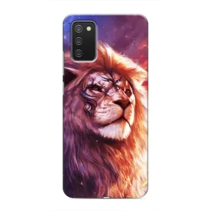 Чохол з картинкою ЛЕВ для Samsung Galaxy M02s (VPrint) (Красочний Лев)