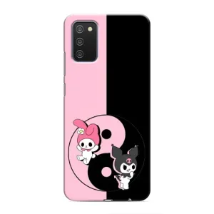 Чохол з кроликом Куромі на Samsung Galaxy M02s (Куромі Інь Янь)