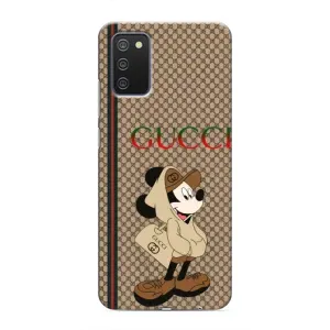 Чехлы ГУЧЧИ для Самсунг М02с (AlphaPrint) (Mickey GUCCI)