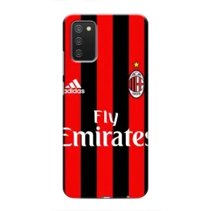 Чехлы для Samsung Galaxy M02s (VPrint) - Футбольные клубы (Milan)