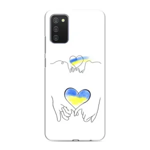 Чохол для Патріота України Samsung Galaxy M02s - (AlphaPrint) (Мир Україні)