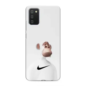 Чехлы с Обезьянами NFT для Samsung Galaxy M02s (AlphaPrint) (обезьяна NFT Nike)