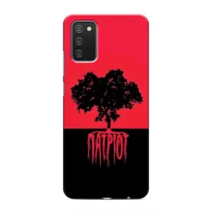 Украинские Чехлы для Samsung Galaxy M02s с картинкой УПА (AlphaPrint) (Патріот)