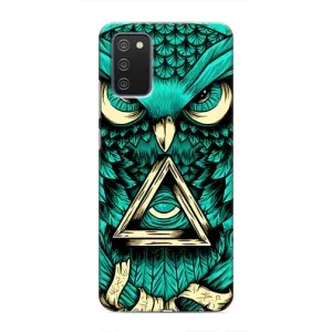 Чохол з пташками на Samsung Galaxy M02s (VPrint) (Сова з оком)