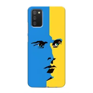Украинские Чехлы для Samsung Galaxy M02s с картинкой УПА (AlphaPrint) (Степан Бандера)
