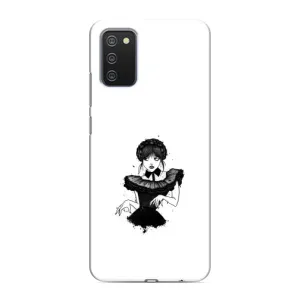 Чехлы Венсдей на Samsung Galaxy M02s Уэнсдей (AlphaPrint) (танец Уэнздей)