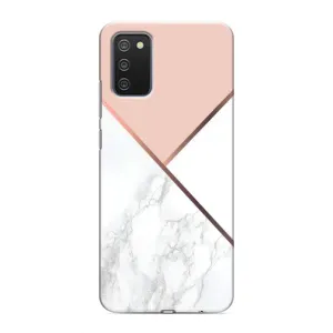 Мраморний чехол на Samsung Galaxy M02s (VPrint) (Тройний мрамор)