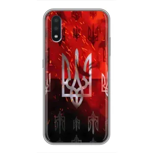 Украинские Чехлы для Samsung Galaxy M10 (M105) с картинкой УПА (AlphaPrint) (ГЕРБ УПА)