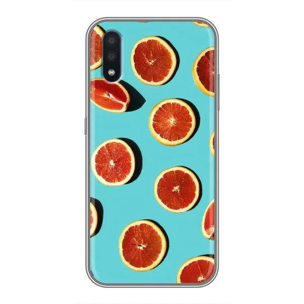 Чехол с принтом «Грейпфрут» для Samsung Galaxy M10 (M105)