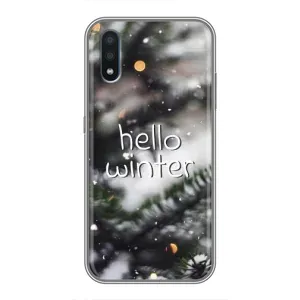 Новорічні, Святкові Чохли для Samsung Galaxy M10 (M105) - 2024 год (Hello winter)