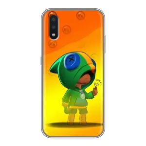 Чехол для Samsung Galaxy M10 (M105) Бравл Старс (VPrint) (Хлопчик Леон)