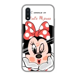 Эксклюзивный чехол для Samsung Galaxy M10 (M105) (AlphaPrint - Мультяшные) (Маус Минни)