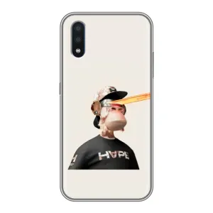 Чехлы с Обезьянами NFT для Samsung Galaxy M10 (M105) (AlphaPrint) (обезьяна NFT в очках)
