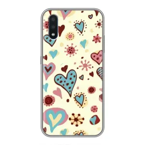 Чехлы для любимой на Самсунг Ґелексі М10 (VPrint) (Сердечки)