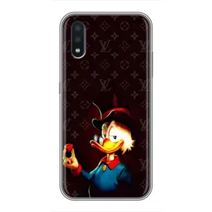 Чехлы для Samsung Galaxy M10 (M105) - Скрудж МакДак Louis Vuitton (PREMIUMPrint) (Скрудж с бриллиантом)