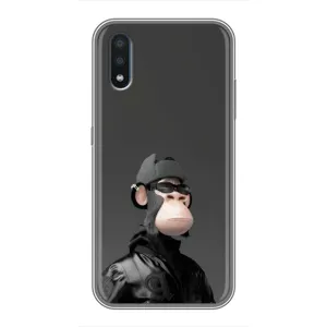 Чехлы с Обезьянами NFT для Samsung Galaxy M10 (M105) (AlphaPrint) (стильная обезьяна NFT)