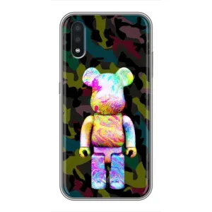 Чохли для Samsung Galaxy M10 (M105) - Bearbrick Louis Vuitton (PREMIUMPrint) (Яскравий Bearbrick)