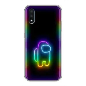 Чехол Амонг Ас для Samsung Galaxy M10 (M105) (AlphaPrint) (Яркий скин)