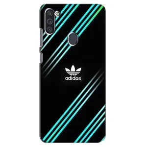 Чохли Адидас для Samsung Galaxy M11 (AlphaPrint) (Адідас з полосами)