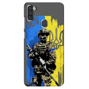Чехлы с картинкой ЗСУ для Samsung Galaxy M11 (AlphaPrint) (АРТ солдат)