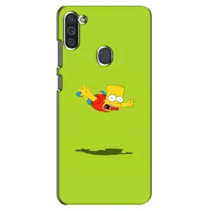 Чjхол з Сімпсонами для Samsung Galaxy M11 (VPrint) (Барт Сімпсон)