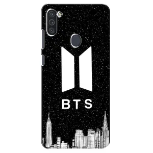 Чохли BTS для Samsung Galaxy M11 (AlphaPrint) (БТС Лого)