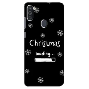 Різдвяні, Святкові Чохли для Самсунг Галаксі М11 (Christmas loading)