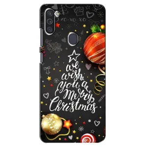 Різдвяні Чохли для Samsung Galaxy M11 (VPrint) (Ялинка)