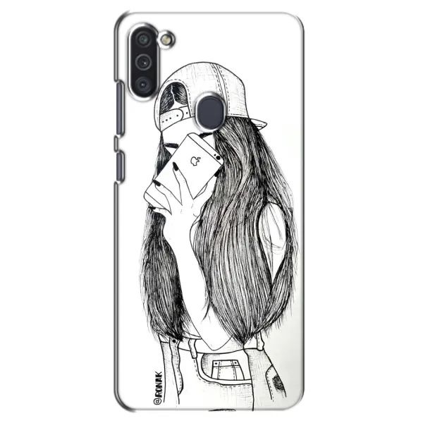 Чохол з принтом «Фото дівчини» для Samsung Galaxy M11