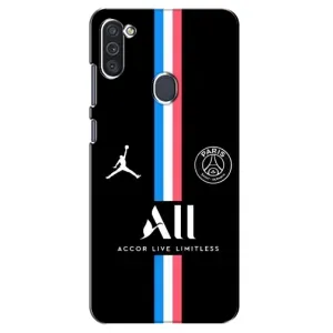 Чохли PSG для Samsung Galaxy M11 (AlphaPrint) (футболка ПСЖ)