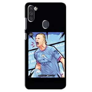 Чохли з футболістом Ерлінг Холанд для Samsung Galaxy M11 (AlphaPrint) (гол Ерлінг Холанд)